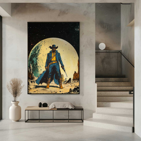 Tablou înramat „Cosmic Sheriff” de Taudalpoi