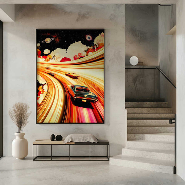 Tablou înramat „Flower Race” de Taudalpoi