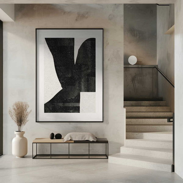 Tablou înramat „Dark Silhouette Form” de THE MIUUS STUDIO