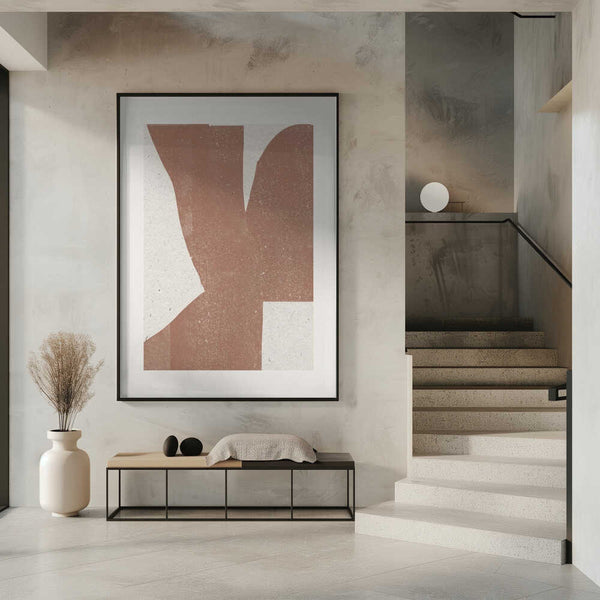 Tablou înramat „Earth Tones Harmony” de THE MIUUS STUDIO