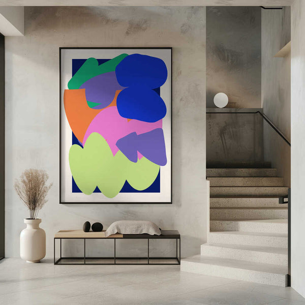 Tablou înramat „HARMONIE VISUELLE” de RS LAB STUDIO