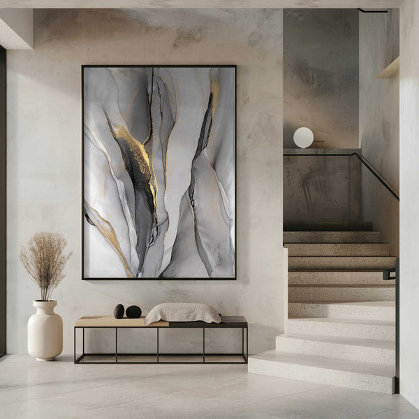 Tablou înramat „Golden Veins” de Alevtina Shelest