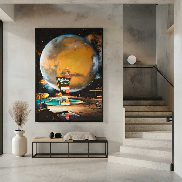Tablou înramat „The Space Hotel” de Taudalpoi