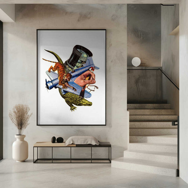 Tablou înramat „Adventures In Zoology” de Mikhail Siskoff