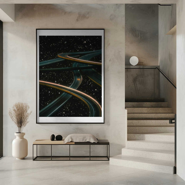 Tablou înramat „Driving Alone Thinking of You” de Taudalpoi