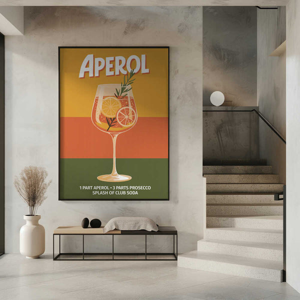 Tablou înramat „Aperol Vintage No 1” de Andreas Magnusson