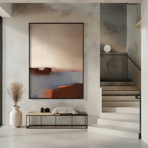 Tablou înramat „Serene Horizons” de MANSI SAXENA