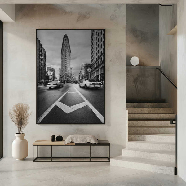 Tablou înramat „Taxiiii” de Javier de la Torre