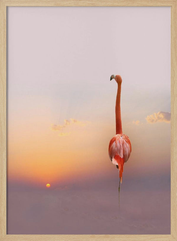 Tablou înramat „sunset ...” de Anna Cseresnjes