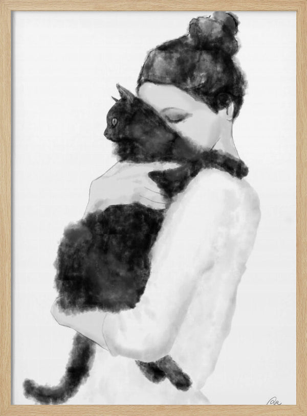 Tablou înramat „Cat Lover” de Pictufy Studio II