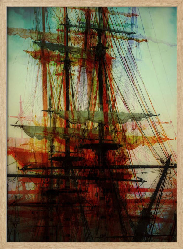 Tablou înramat „The beautiful sea” de Bastian Kienitz