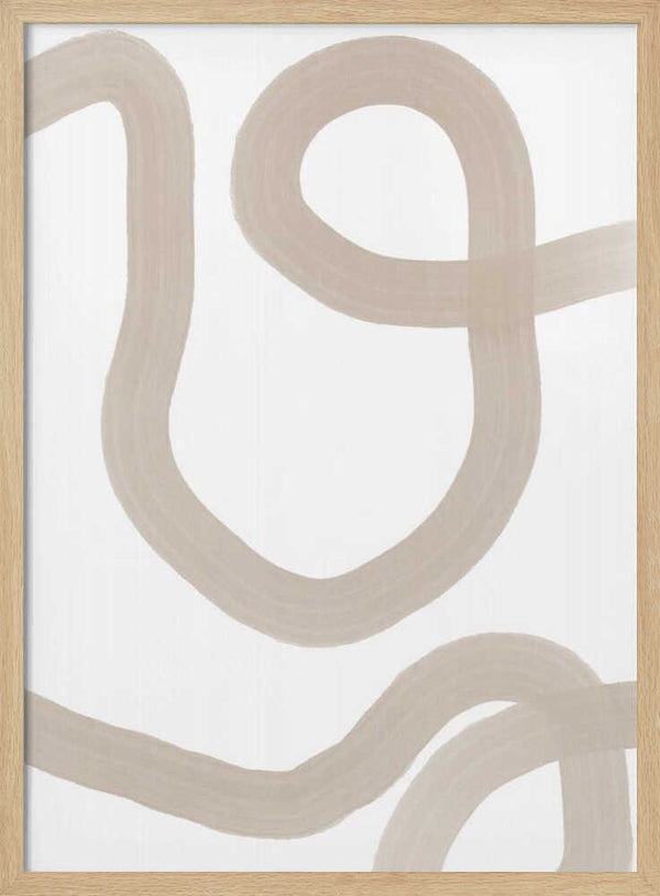 Tablou înramat „Gentle Serpentine Path” de uplusmestudio