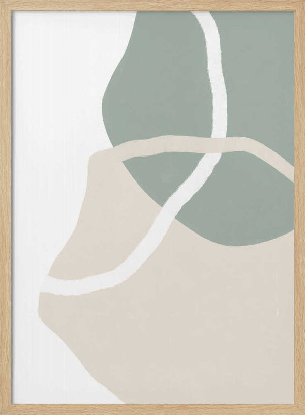 Tablou înramat „Abstract Earth Flow” de uplusmestudio