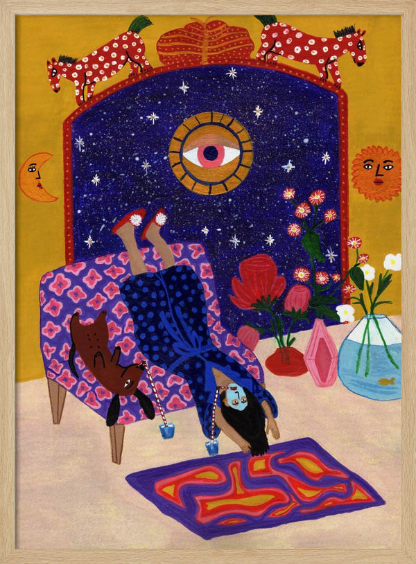 Tablou înramat „Day off from office” de Jota de jai