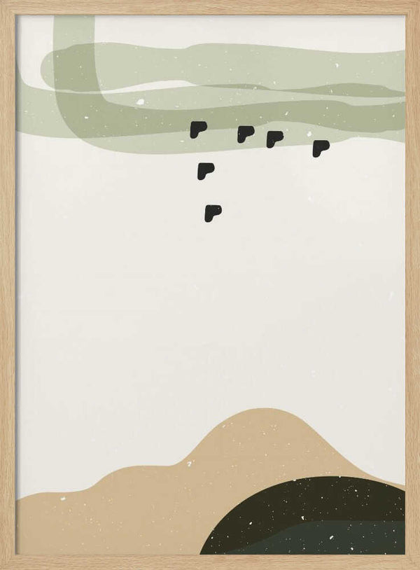 Tablou înramat „Abstract composition 9” de NKTN