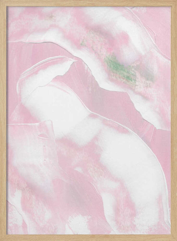 Tablou înramat „Gentle Blush Fields” de uplusmestudio