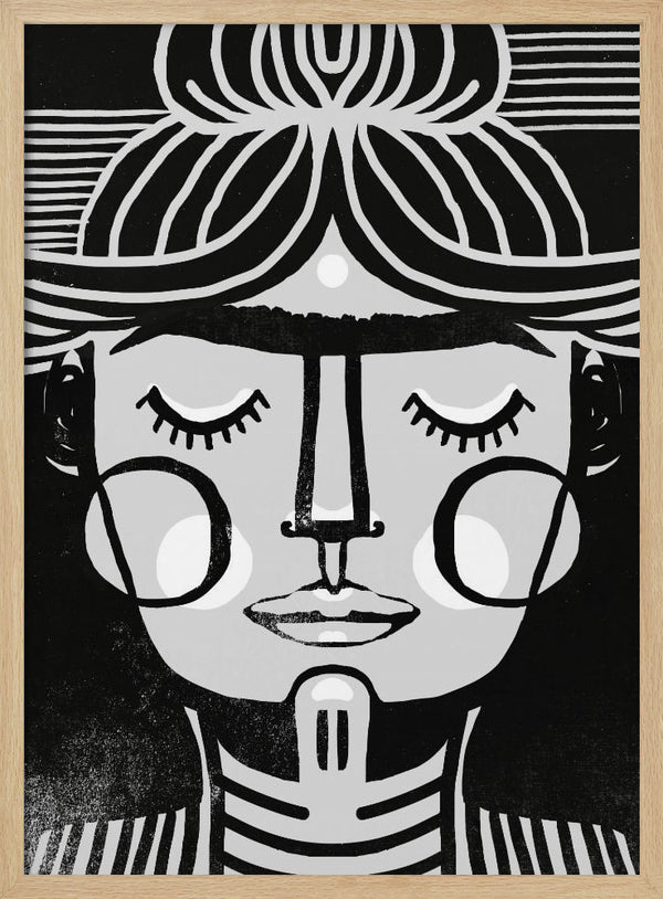 Tablou înramat „Symmetric Serenity” de Treechild