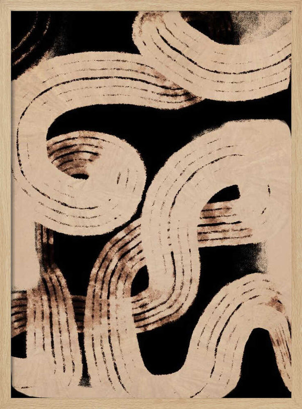 Tablou înramat „Fluid Rhythms” de Treechild