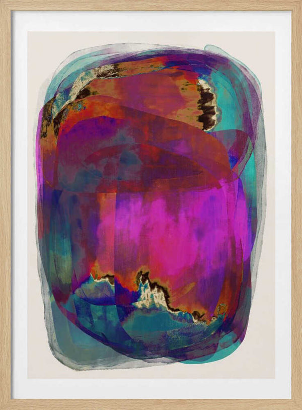 Tablou înramat „Vibrant Whirlwind” de Treechild