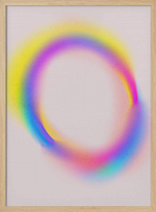 Tablou înramat „Luminous Spectrum Halo” de Treechild