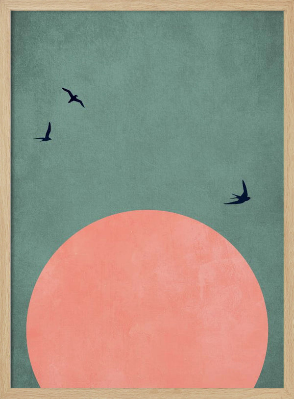 Tablou înramat „A Beautiful Day” de Kubistika