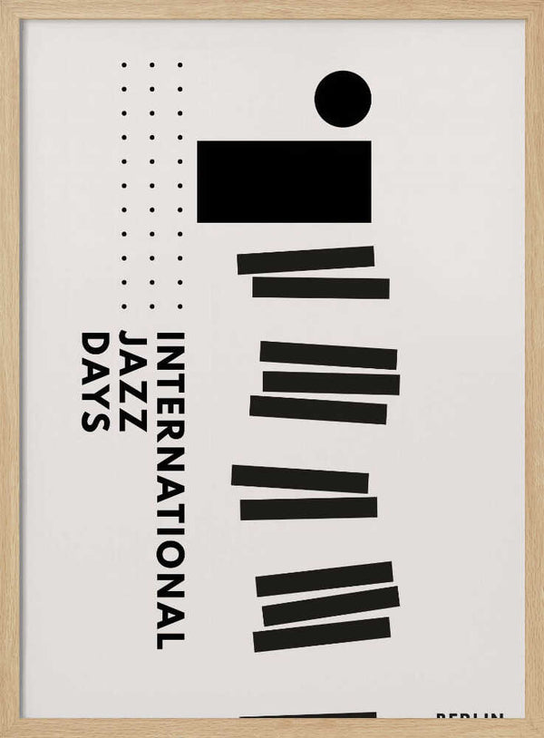 Tablou înramat „Jazzy Days 4” de Kubistika