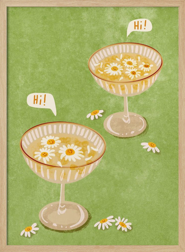 Tablou înramat „Hi” de Raissa Oltmanns