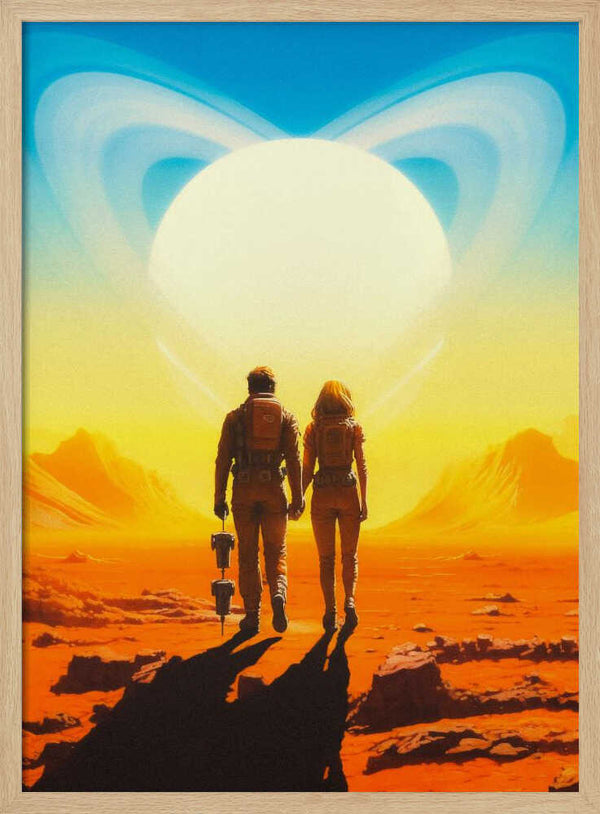 Tablou înramat „Saturn Love” de Taudalpoi