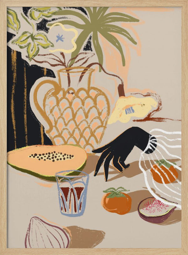 Tablou înramat „Fruitful Spread” de Arty Guava