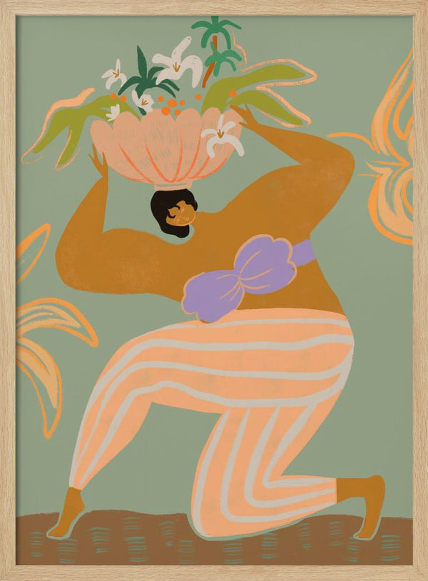 Tablou înramat „The Weight Of The World” de Arty Guava