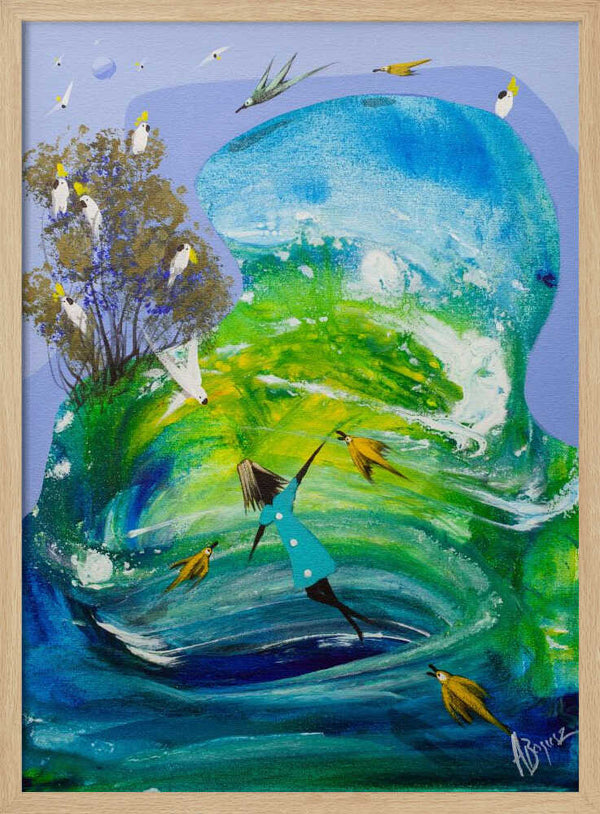 Tablou înramat „A new beginning” de Adam Bogusz