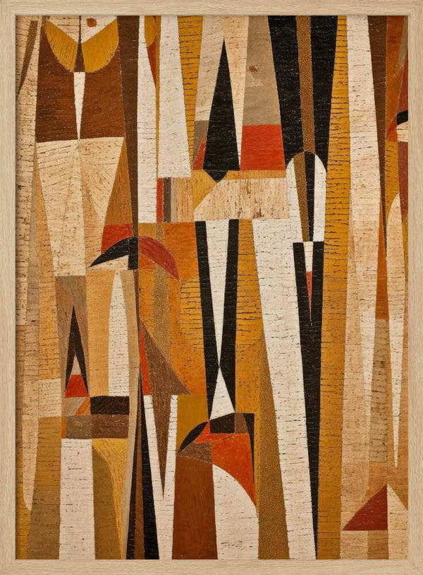 Tablou înramat „Geometric Harmony” de Treechild