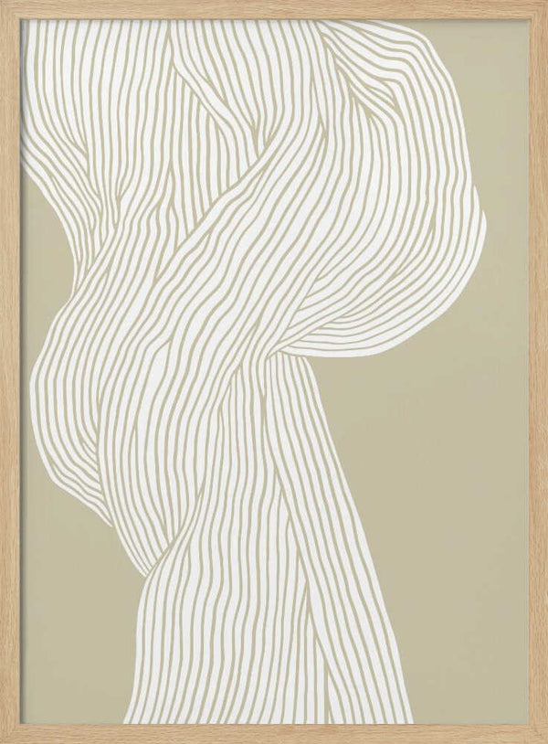 Tablou înramat „Flowing Strands” de Treechild