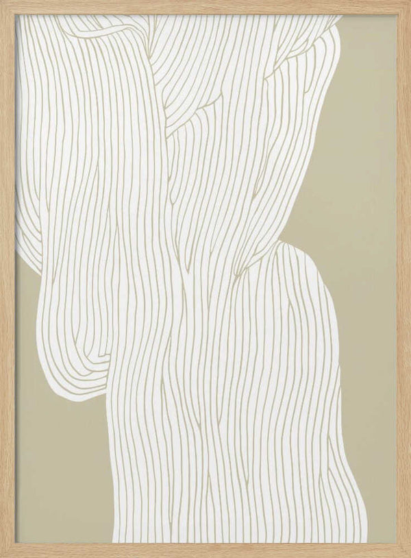 Tablou înramat „Flowing Line Harmony” de Treechild