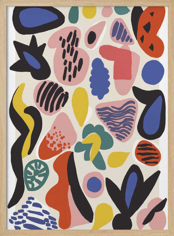 Tablou înramat „Vibrant Abstractions” de Treechild