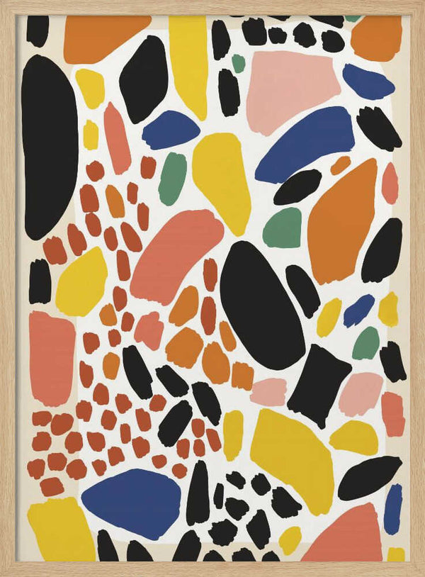 Tablou înramat „Colorful Fragments” de Treechild