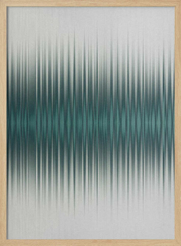 Tablou înramat „Euphoria - White and Green” de Alma