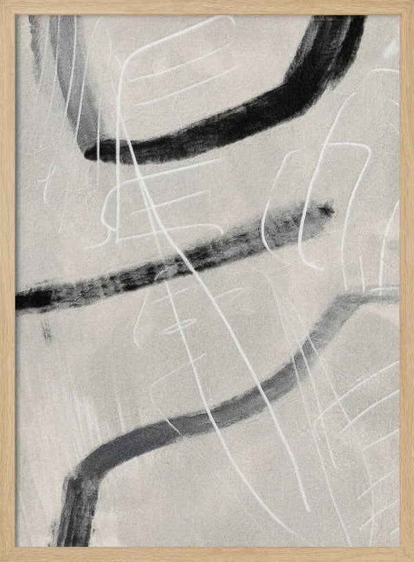 Tablou înramat „Gestual #4” de Alma