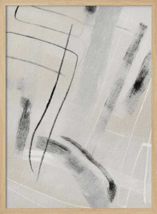 Tablou înramat „Gestual #5” de Alma