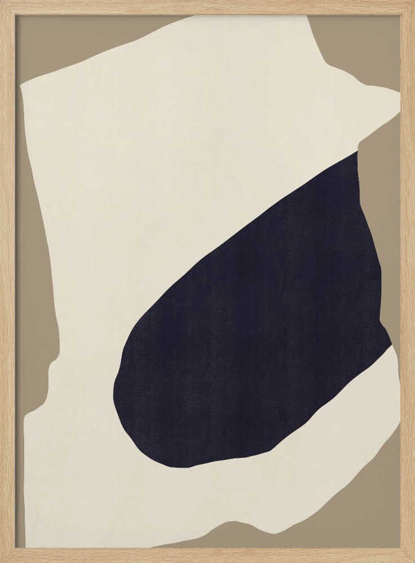 Tablou înramat „Contrasting Shapes” de Little Dean