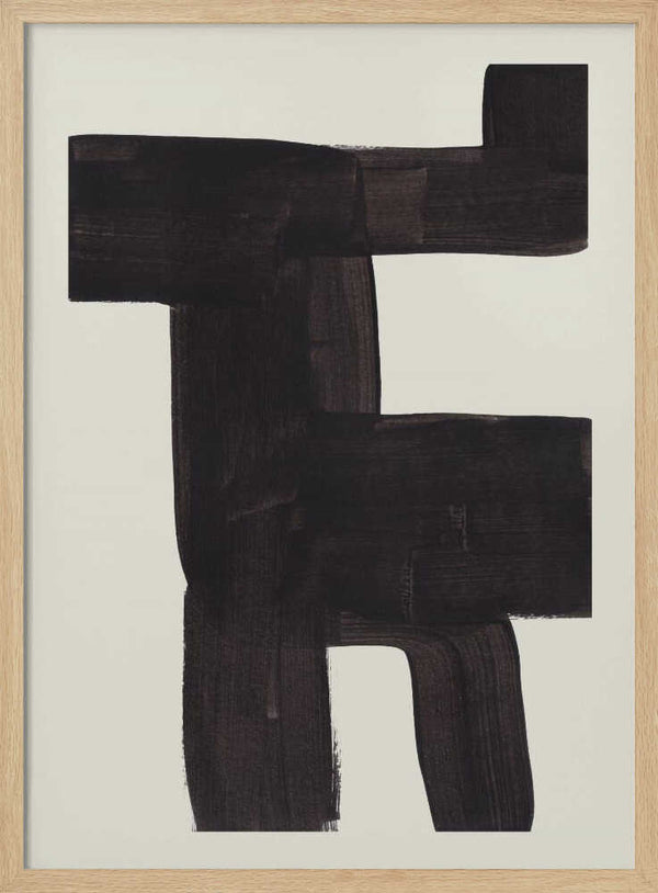 Tablou înramat „Ink Motif 40” de Ejaaz Haniff