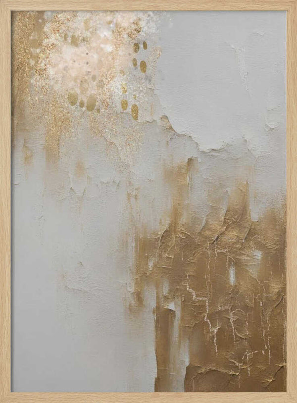 Tablou înramat „Marble in Gold” de Sally Ann Moss