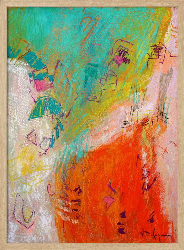 Tablou înramat „ Radiant Whirlwind” de Dorothy Fagan