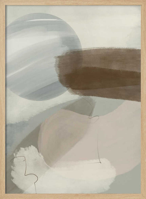 Tablou înramat „Abstract 01” de Nilesh Kulkarni