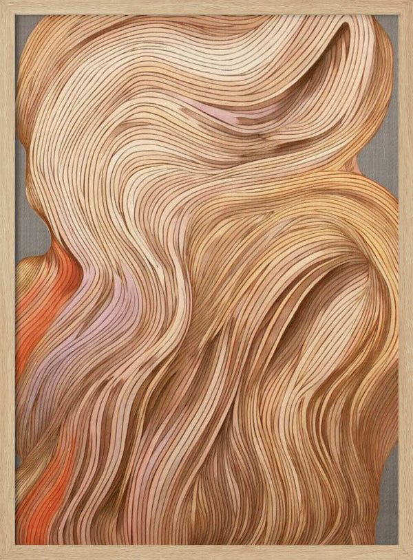 Tablou înramat „Nature line II” de Alma