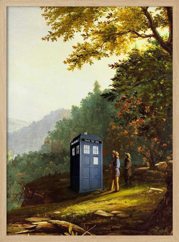 Tablou înramat „Is Time Travel Possible” de Dikhotomy