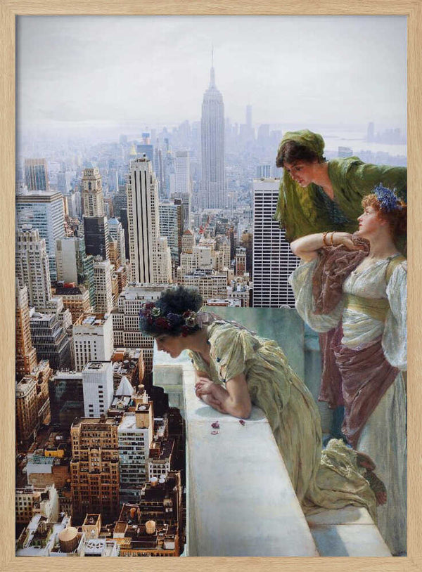 Tablou înramat „Manhattan View” de Dikhotomy