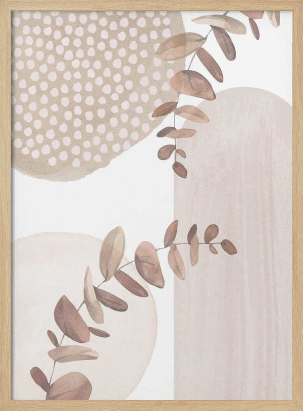 Tablou înramat „Boho In Neutral 1” de Sally Ann Moss