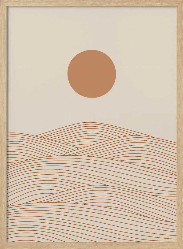 Tablou înramat „Over the Horizon” de Natasha Playell