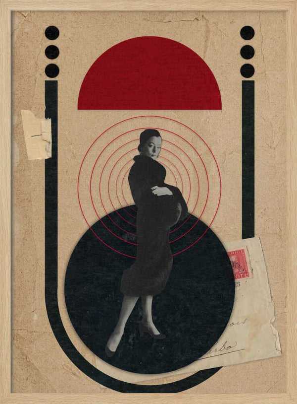 Tablou înramat „Me in the Middle” de Pia Lilenthal